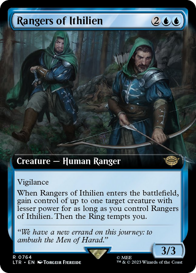 Rangers of Ithilien (Extended Art) (Surge Foil) [The Lord of the Rings: Tales of Middle-Earth] | Game Grid - Logan