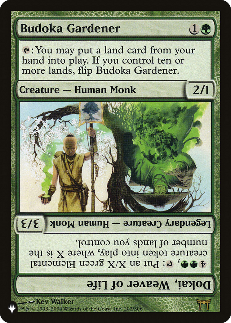 Budoka Gardener // Dokai, Weaver of Life [The List] | Game Grid - Logan