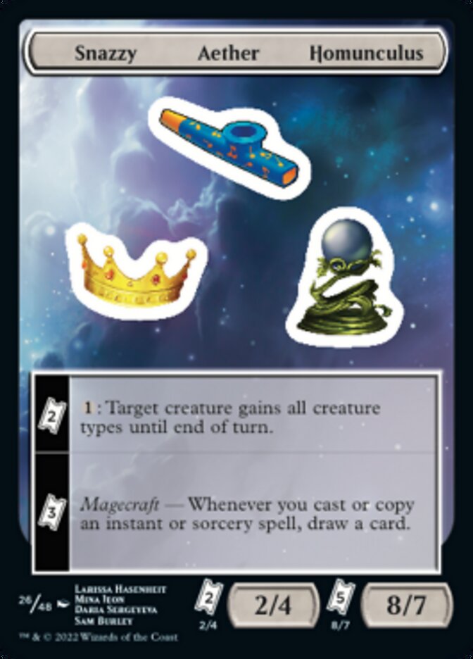 Snazzy Aether Homunculus [Unfinity Stickers] | Game Grid - Logan