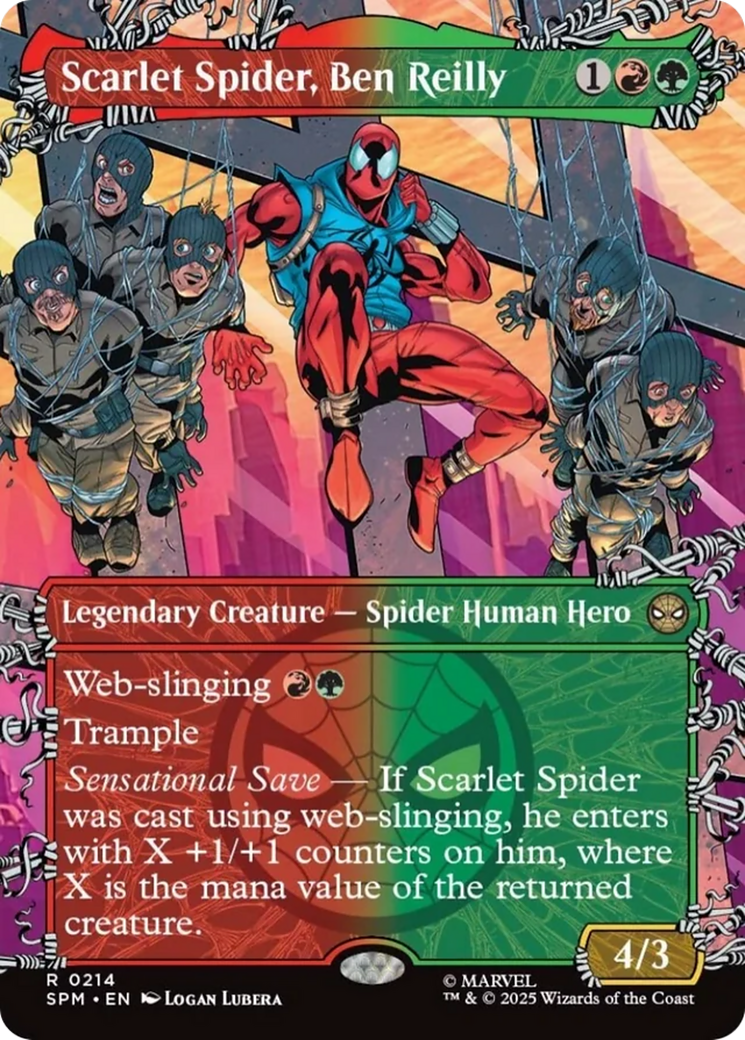 Scarlet Spider, Ben Reilly (Borderless) [Marvel's Spider-Man] | Game Grid - Logan