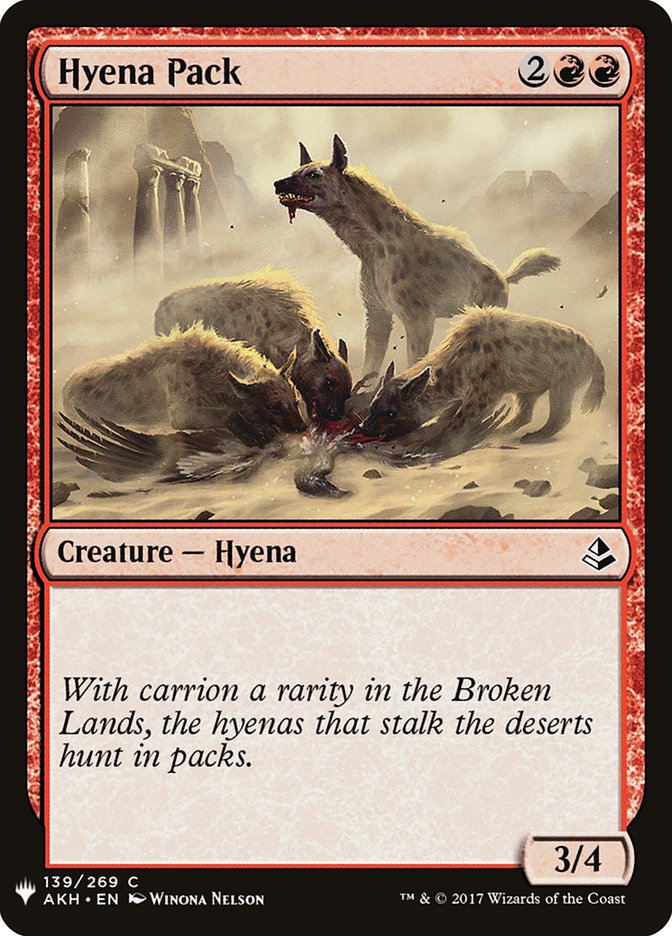 Hyena Pack [Mystery Booster] | Game Grid - Logan