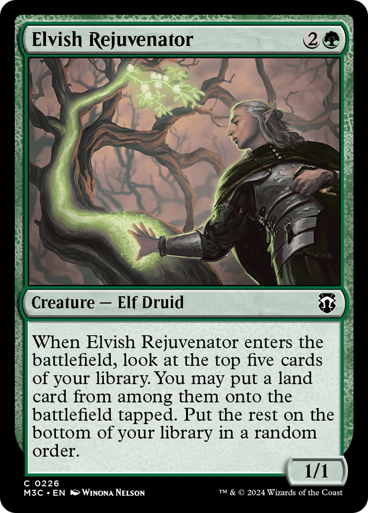 Elvish Rejuvenator (Ripple Foil) [Modern Horizons 3 Commander] | Game Grid - Logan