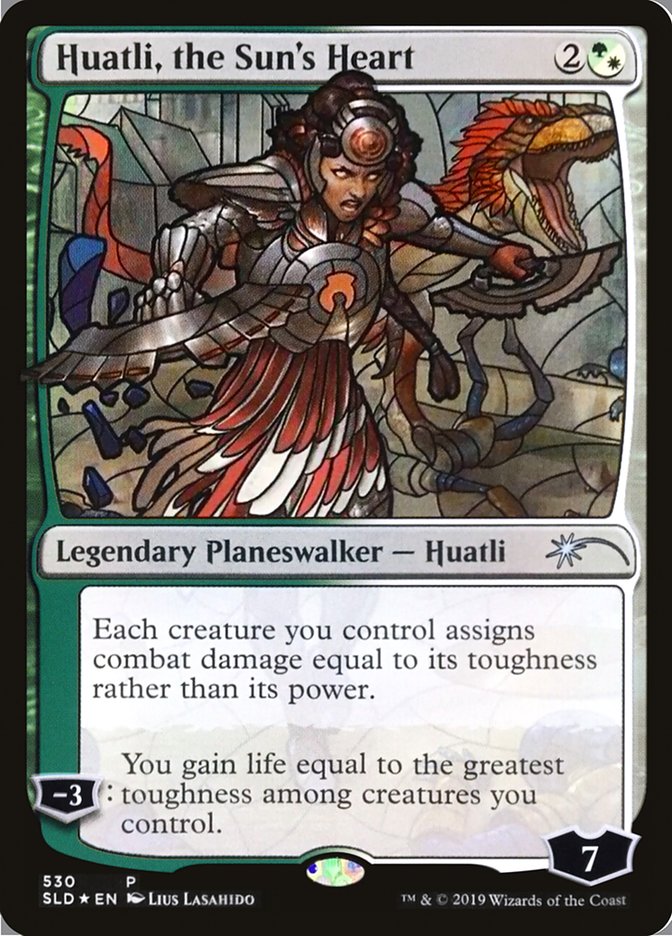 Huatli, the Sun's Heart (Stained Glass) [Secret Lair Drop Promos] | Game Grid - Logan