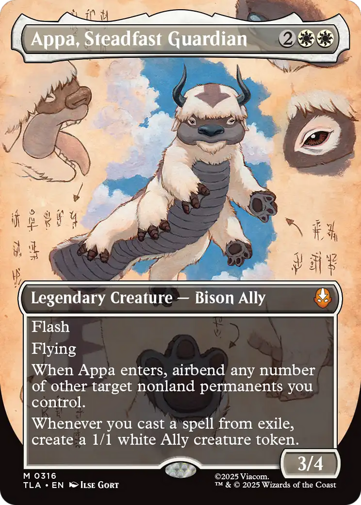 Appa, Steadfast Guardian (Borderless) [Avatar: The Last Airbender] | Game Grid - Logan