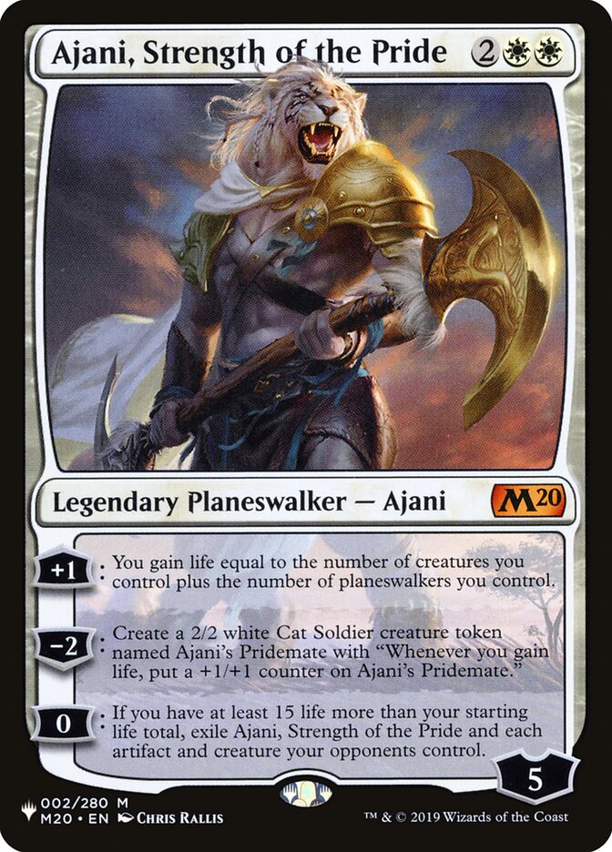 Ajani, Strength of the Pride [The List] | Game Grid - Logan