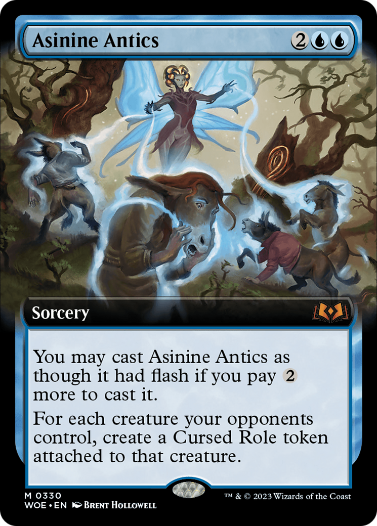 Asinine Antics (Extended Art) [Wilds of Eldraine] | Game Grid - Logan