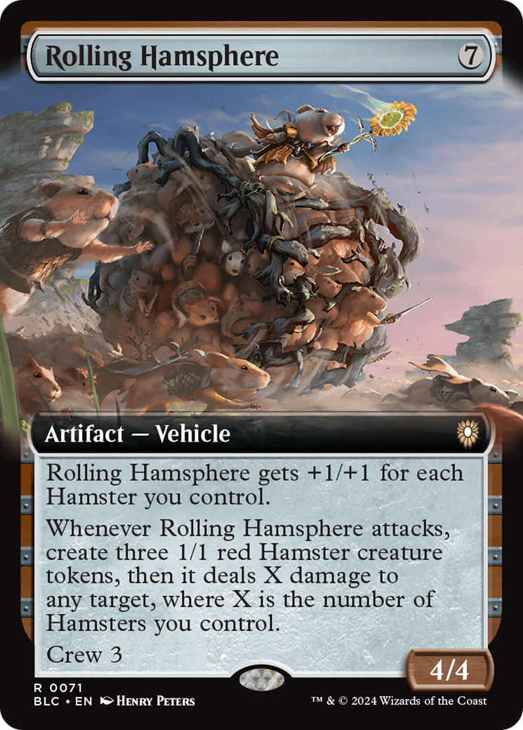 Rolling Hamsphere (Extended Art) [Bloomburrow Commander] | Game Grid - Logan