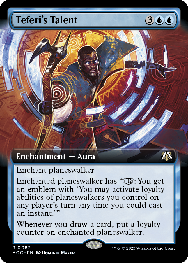 Teferi's Talent (Extended Art) [March of the Machine Commander] | Game Grid - Logan