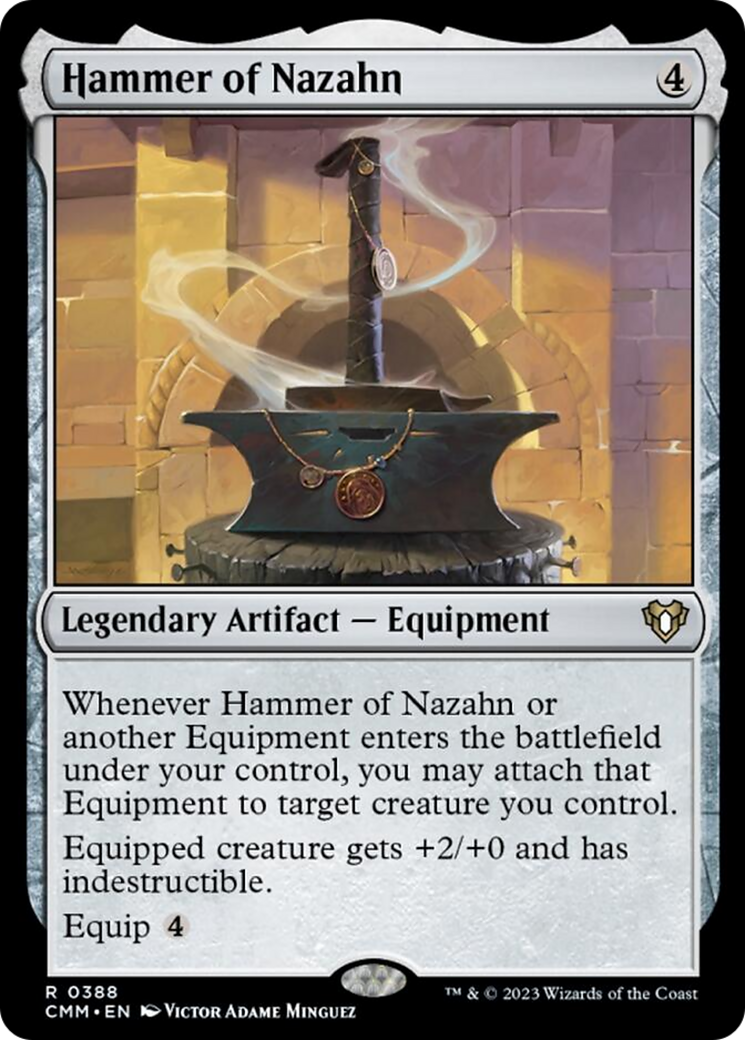 Hammer of Nazahn [Commander Masters] | Game Grid - Logan