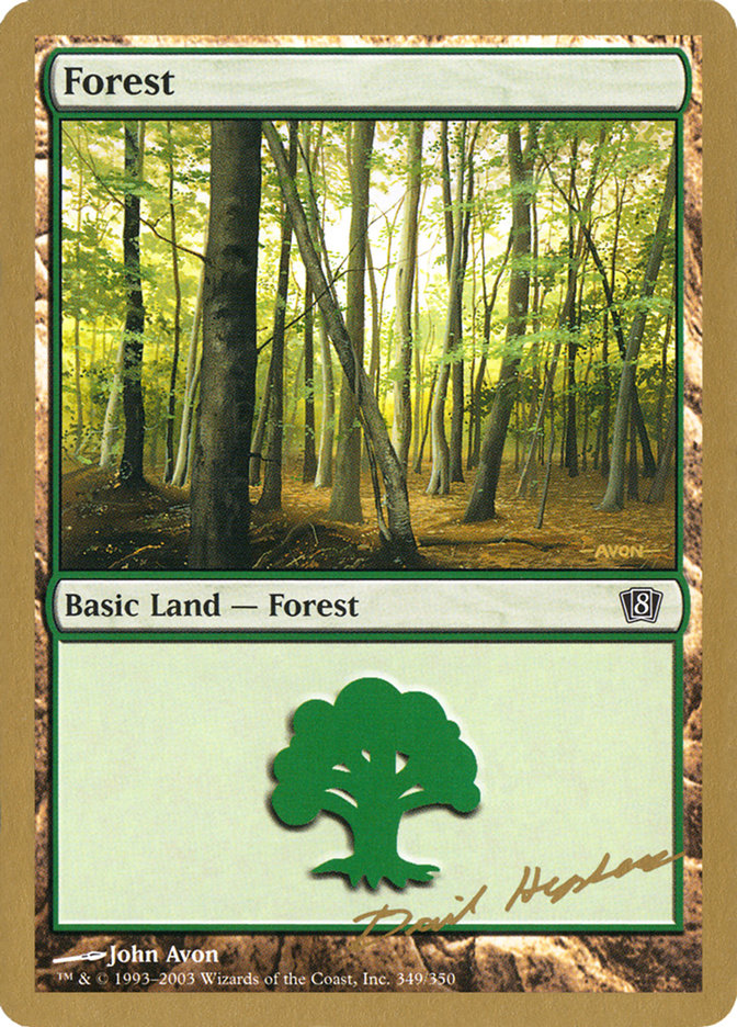 Forest (dh349) (Dave Humpherys) [World Championship Decks 2003] | Game Grid - Logan