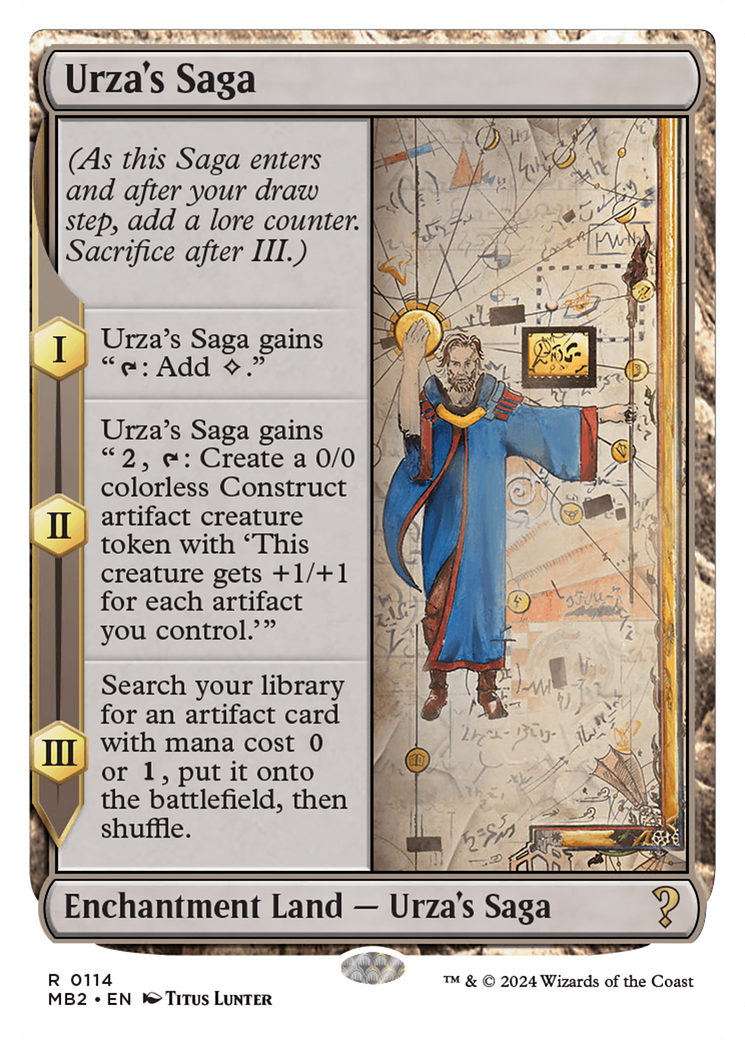 Urza's Saga (White Border) [Mystery Booster 2] | Game Grid - Logan