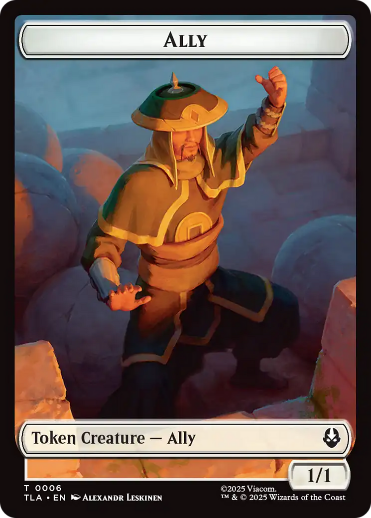 Ally (0006) // Soldier (0002) Double-Sided Token [Avatar: The Last Airbender Tokens] | Game Grid - Logan