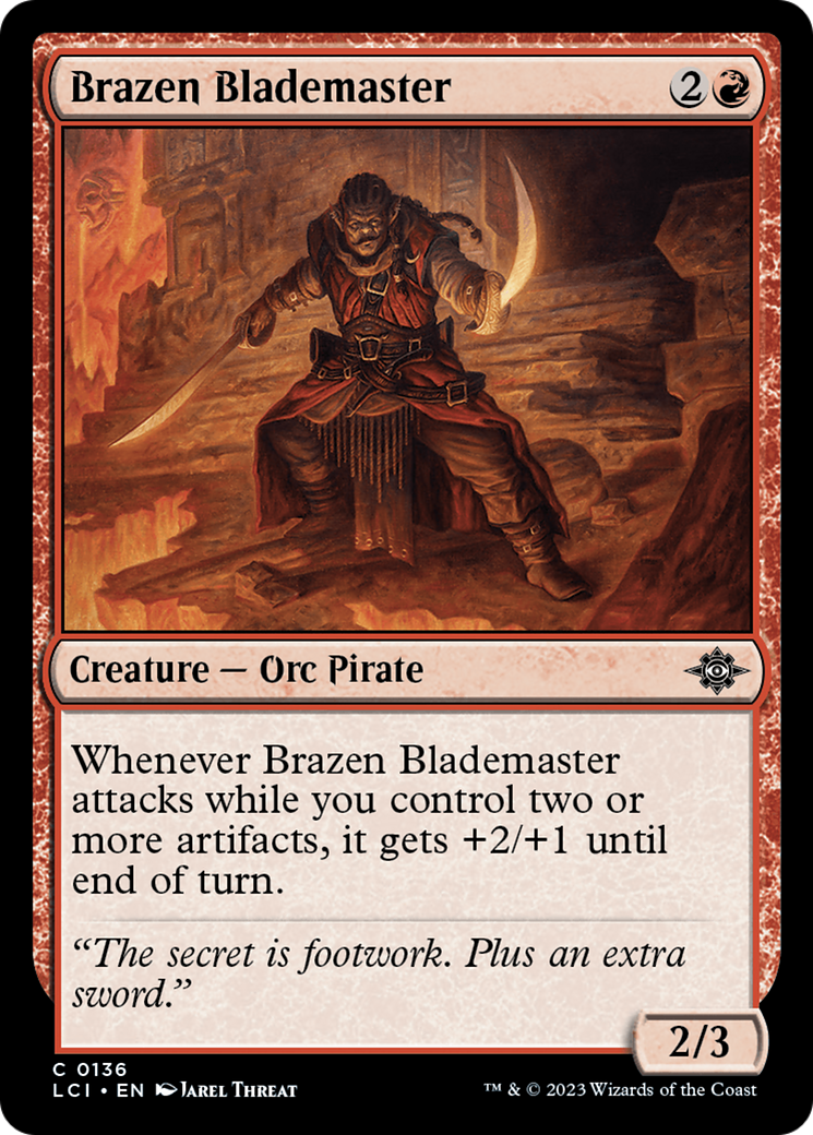 Brazen Blademaster [The Lost Caverns of Ixalan] | Game Grid - Logan