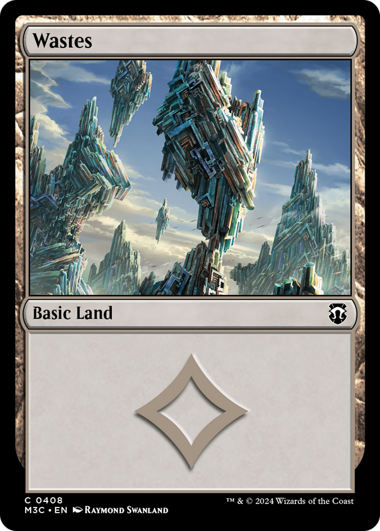 Wastes (Ripple Foil) [Modern Horizons 3 Commander] | Game Grid - Logan