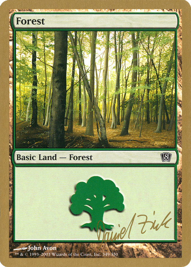 Forest (dz349) (Daniel Zink) [World Championship Decks 2003] | Game Grid - Logan