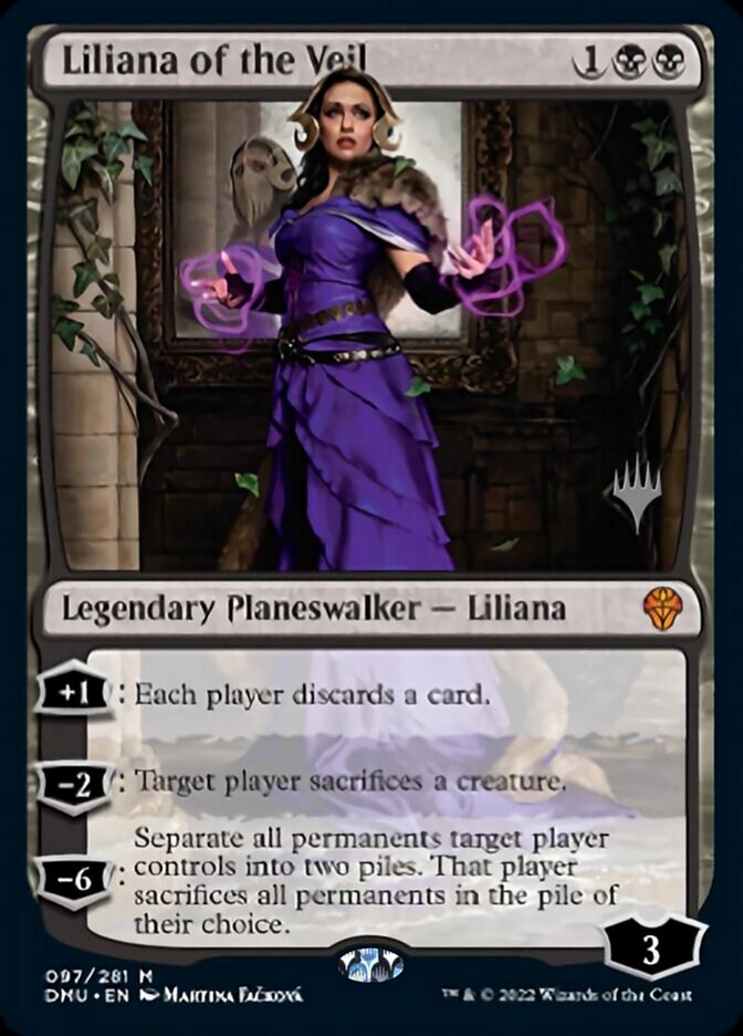 Liliana of the Veil (Promo Pack) [Dominaria United Promos] | Game Grid - Logan