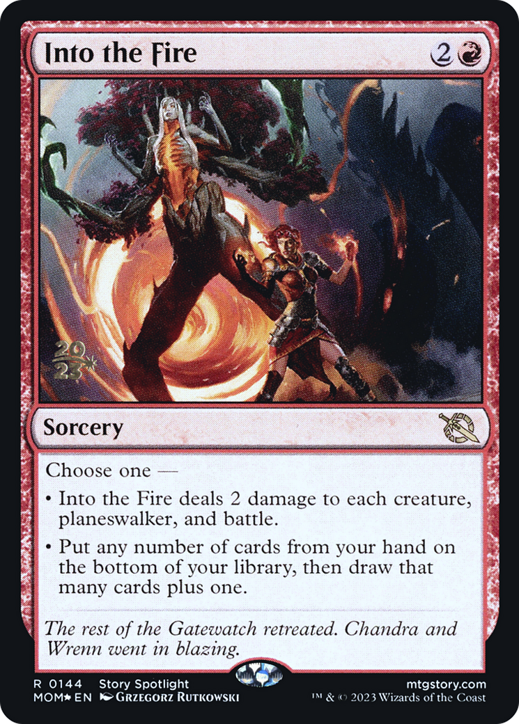 Into the Fire [March of the Machine Prerelease Promos] | Game Grid - Logan