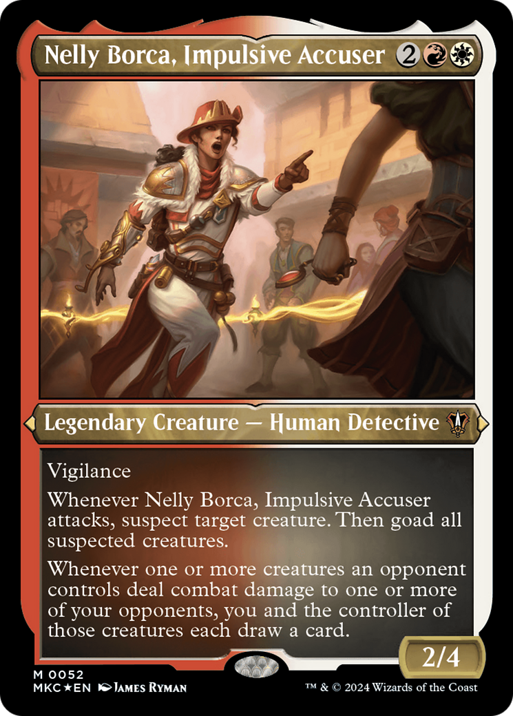 Nelly Borca, Impulsive Accuser (Display Commander) [Murders at Karlov Manor Commander] | Game Grid - Logan