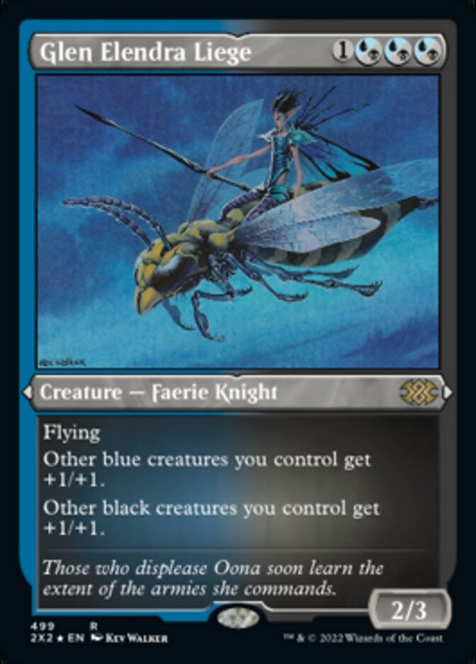 Glen Elendra Liege (Foil Etched) [Double Masters 2022] | Game Grid - Logan