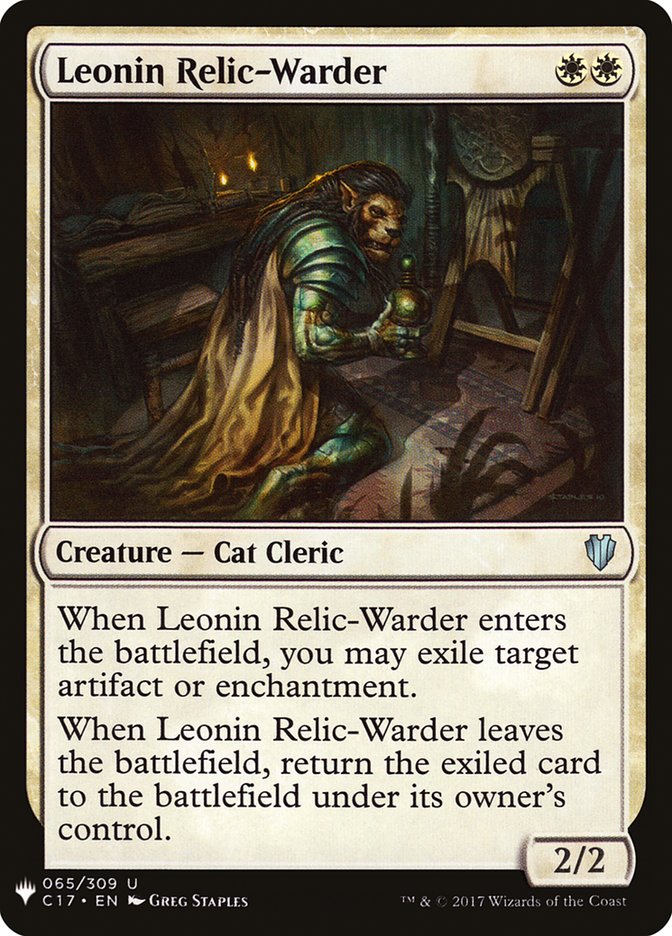 Leonin Relic-Warder [Mystery Booster] | Game Grid - Logan