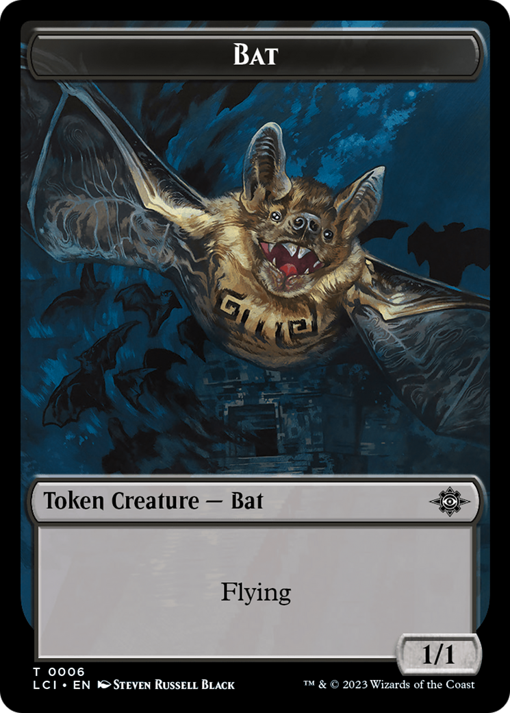 Bat Token [The Lost Caverns of Ixalan Tokens] | Game Grid - Logan