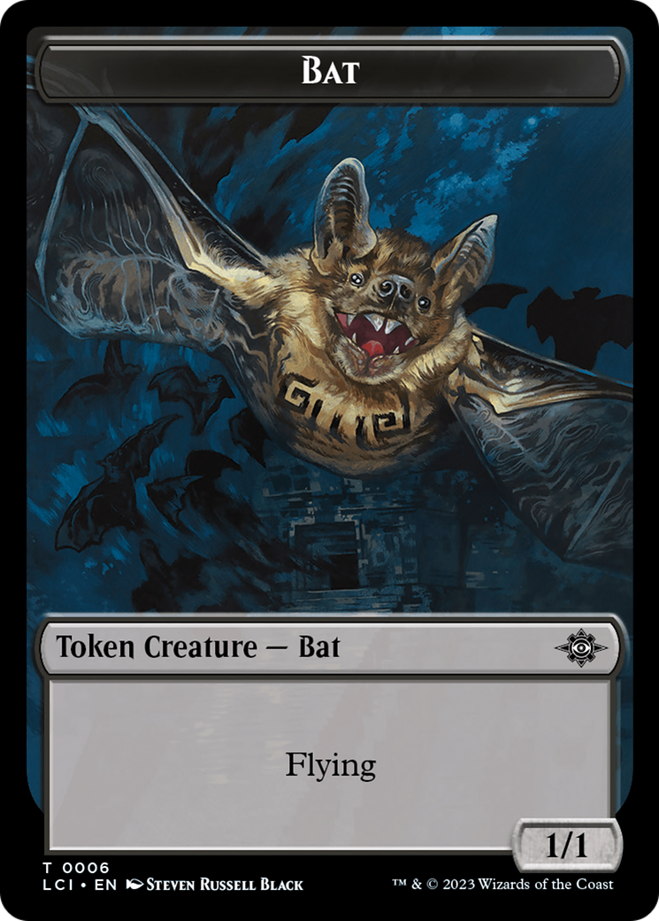 Map // Bat Double-Sided Token [The Lost Caverns of Ixalan Tokens] | Game Grid - Logan