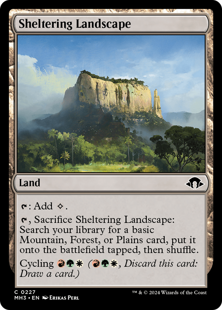 Sheltering Landscape [Modern Horizons 3] | Game Grid - Logan