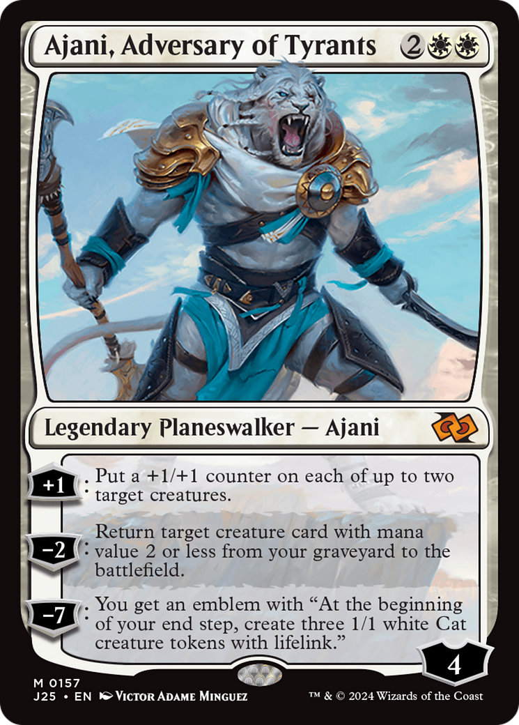 Ajani, Adversary of Tyrants [Foundations Jumpstart] | Game Grid - Logan