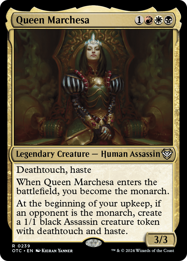 Queen Marchesa [Outlaws of Thunder Junction Commander] | Game Grid - Logan