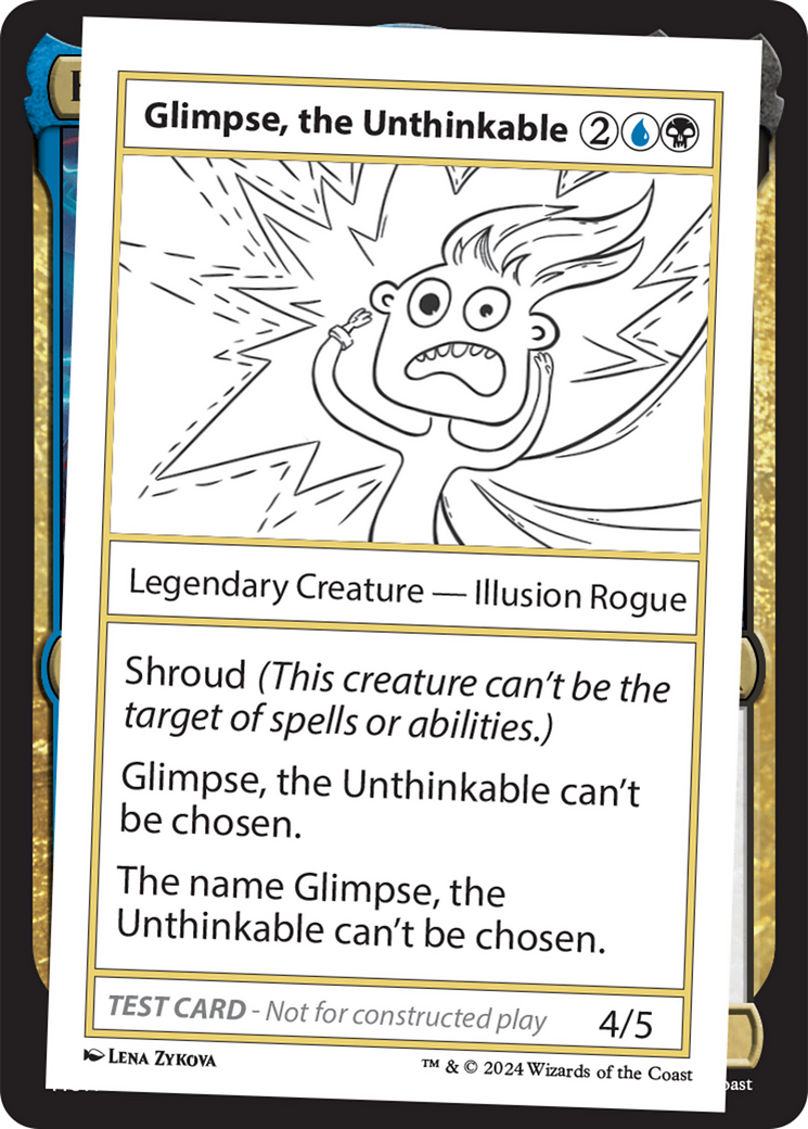 Glimpse, the Unthinkable [Mystery Booster 2 Playtest Cards] | Game Grid - Logan