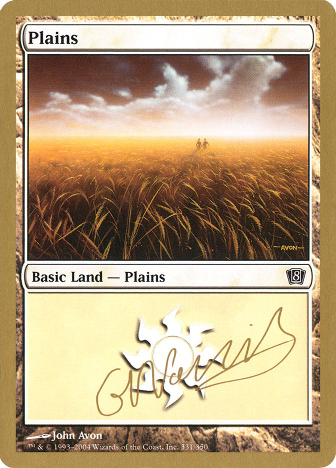 Plains (gn331) (Gabriel Nassif) [World Championship Decks 2004] | Game Grid - Logan