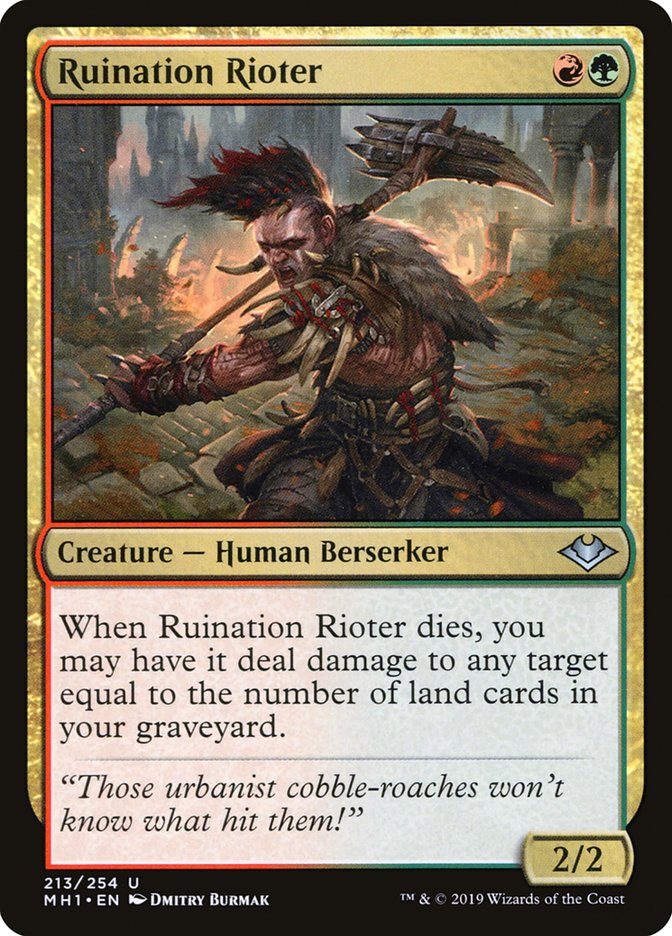 Ruination Rioter [Modern Horizons] | Game Grid - Logan