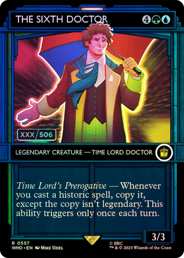 The Sixth Doctor (Serial Numbered) [Doctor Who] | Game Grid - Logan