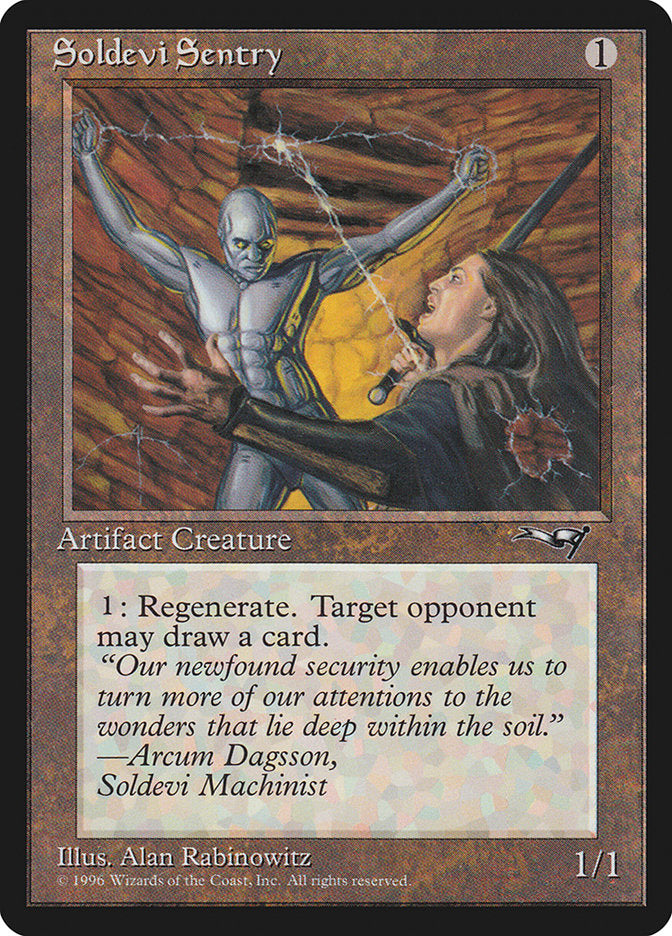 Soldevi Sentry (Hands Raised) [Alliances] | Game Grid - Logan