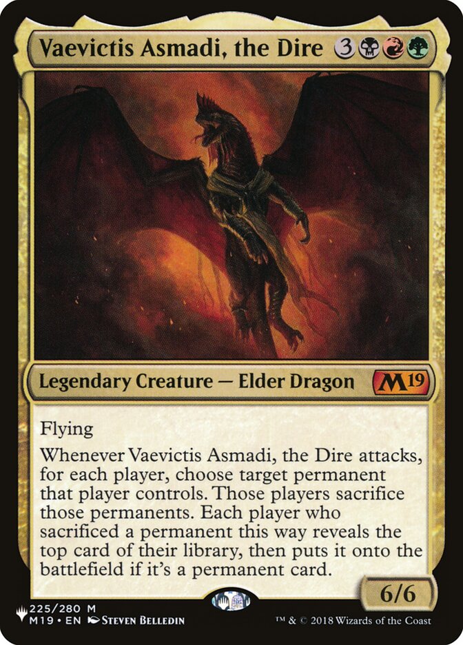 Vaevictis Asmadi, the Dire [The List] | Game Grid - Logan