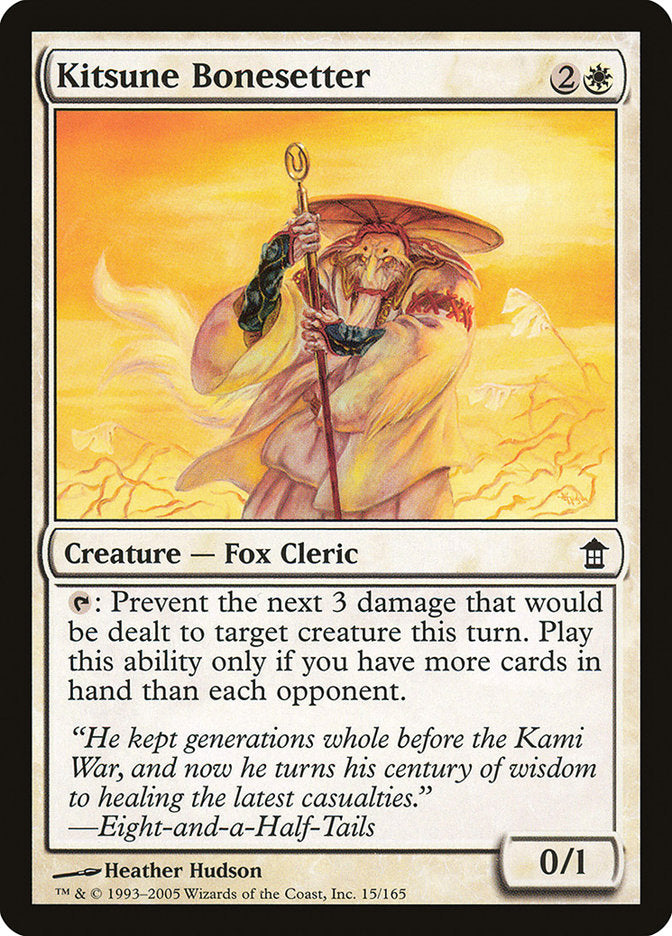 Kitsune Bonesetter [Saviors of Kamigawa] | Game Grid - Logan