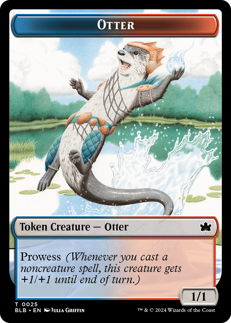 Otter // Copy Double-Sided Token [Bloomburrow Tokens] | Game Grid - Logan