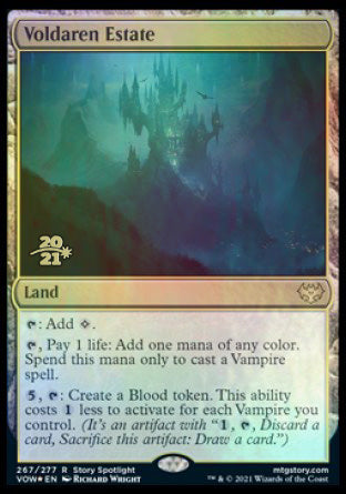 Voldaren Estate [Innistrad: Crimson Vow Prerelease Promos] | Game Grid - Logan