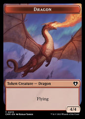 Soldier // Dragon (0021) Double-Sided Token [Commander Masters Tokens] | Game Grid - Logan