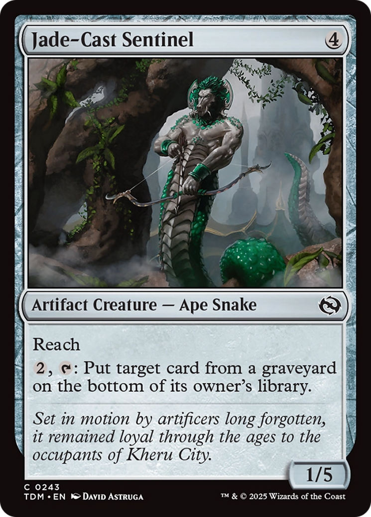 Jade-Cast Sentinel [Tarkir: Dragonstorm] | Game Grid - Logan