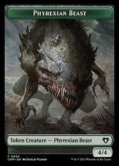 Thopter // Phyrexian Beast Double-Sided Token [Commander Masters Tokens] | Game Grid - Logan