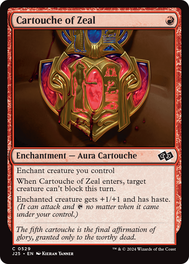 Cartouche of Zeal [Foundations Jumpstart] | Game Grid - Logan