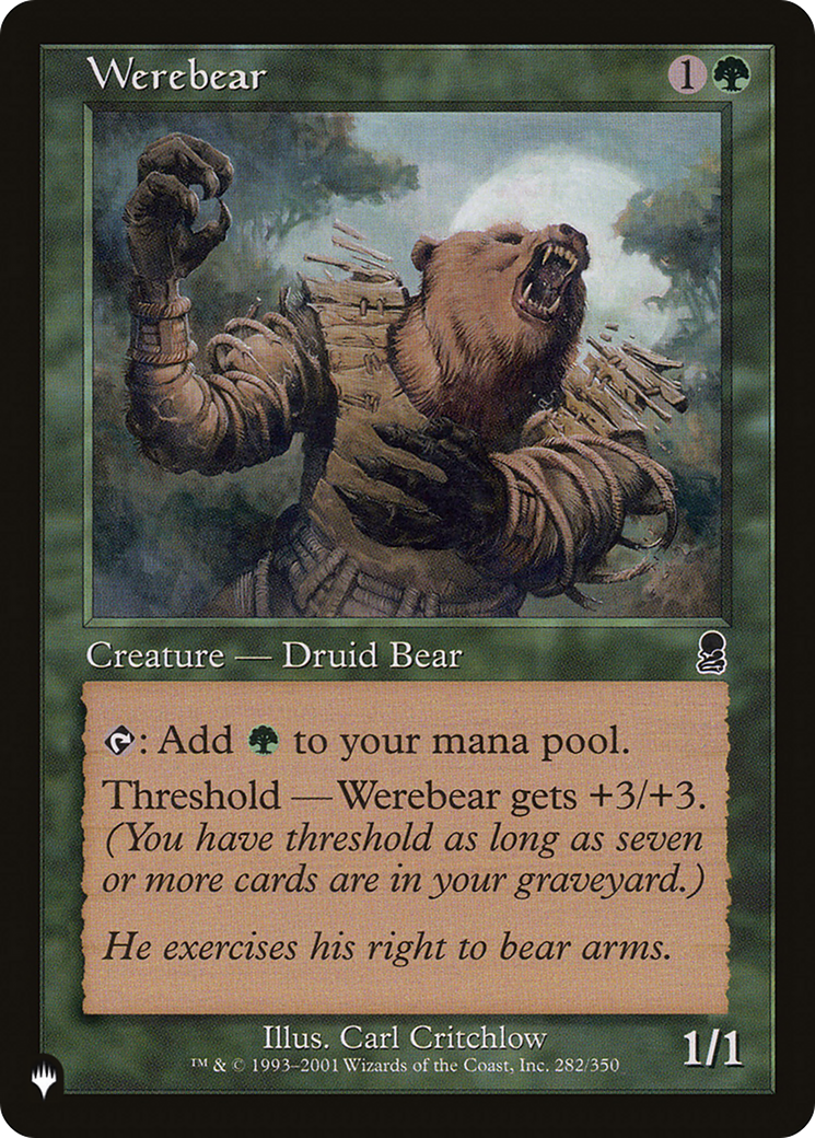 Werebear [The List Reprints] | Game Grid - Logan