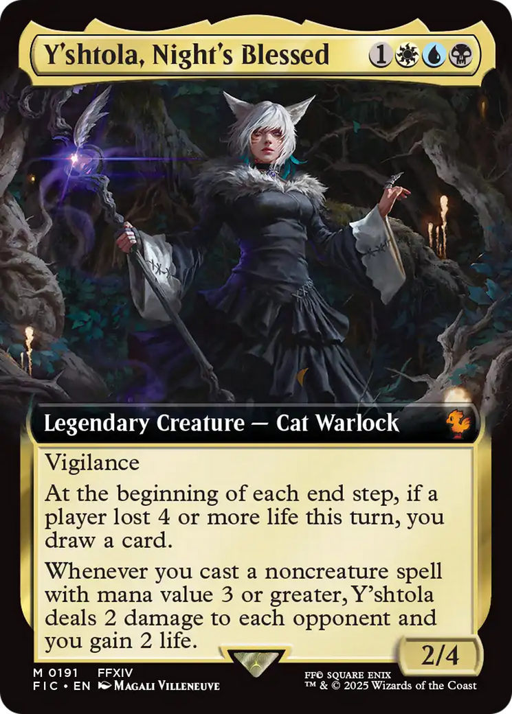 Y'shtola, Night's Blessed (Extended Art) [FINAL FANTASY Commander] | Game Grid - Logan