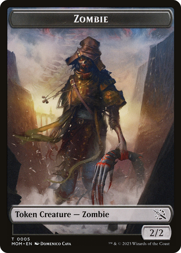 Treasure (21) // Zombie Double-Sided Token [March of the Machine Tokens] | Game Grid - Logan