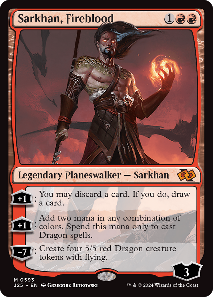 Sarkhan, Fireblood [Foundations Jumpstart] | Game Grid - Logan