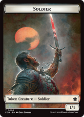 Rabbit // Soldier Double-Sided Token [Foundations Tokens] | Game Grid - Logan