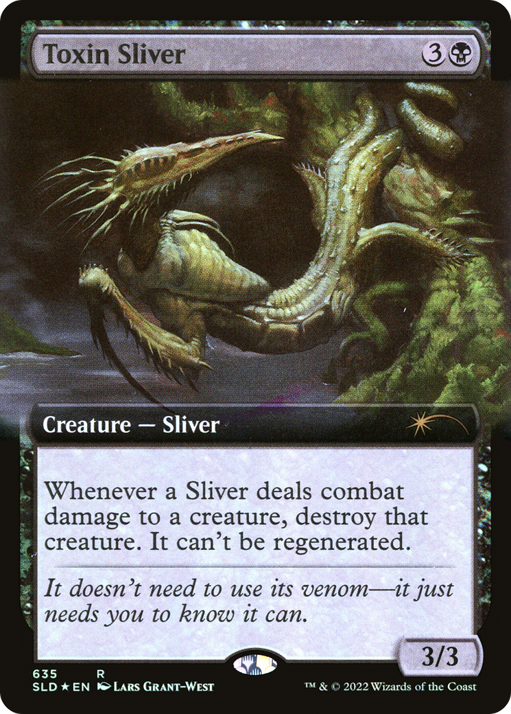 Toxin Sliver (Extended Art) [Secret Lair Drop Promos] | Game Grid - Logan