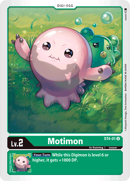 Motimon [ST4-01] [Starter Deck: Giga Green] | Game Grid - Logan