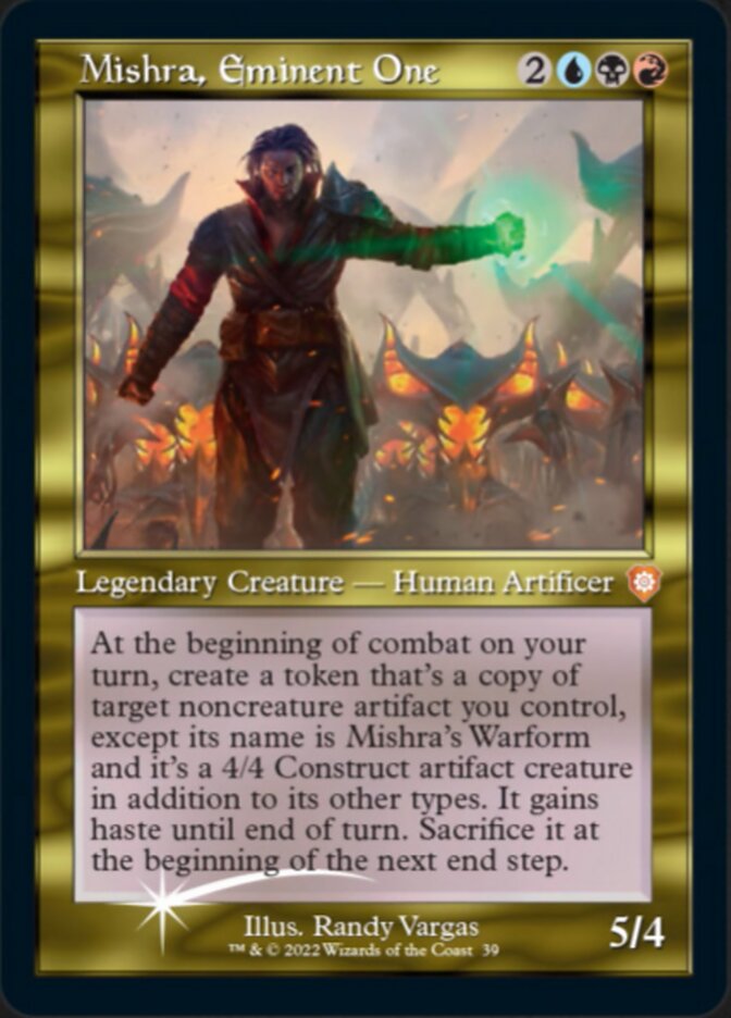 Mishra, Eminent One (039) (Retro) (Display Commander) [The Brothers' War Commander] | Game Grid - Logan